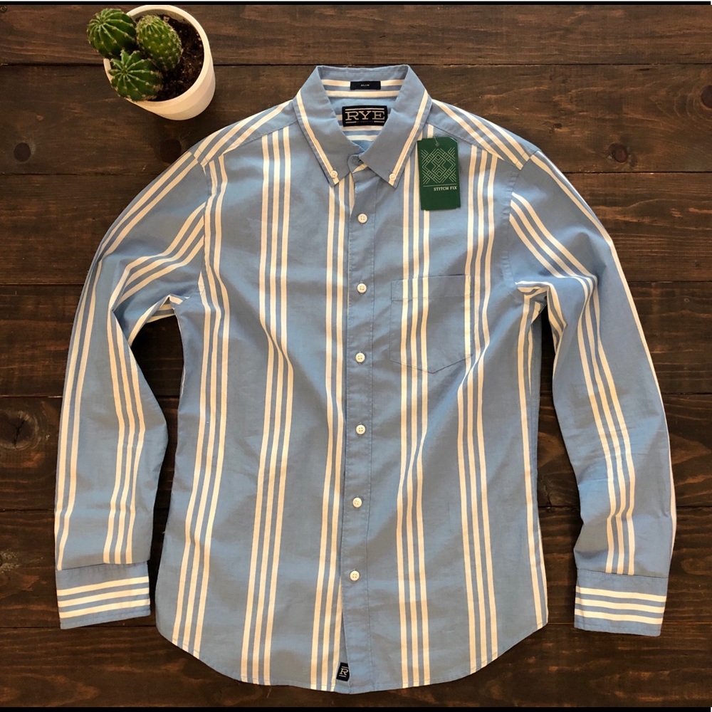 Men’s Hawker Rye Long Sleeve Button Down